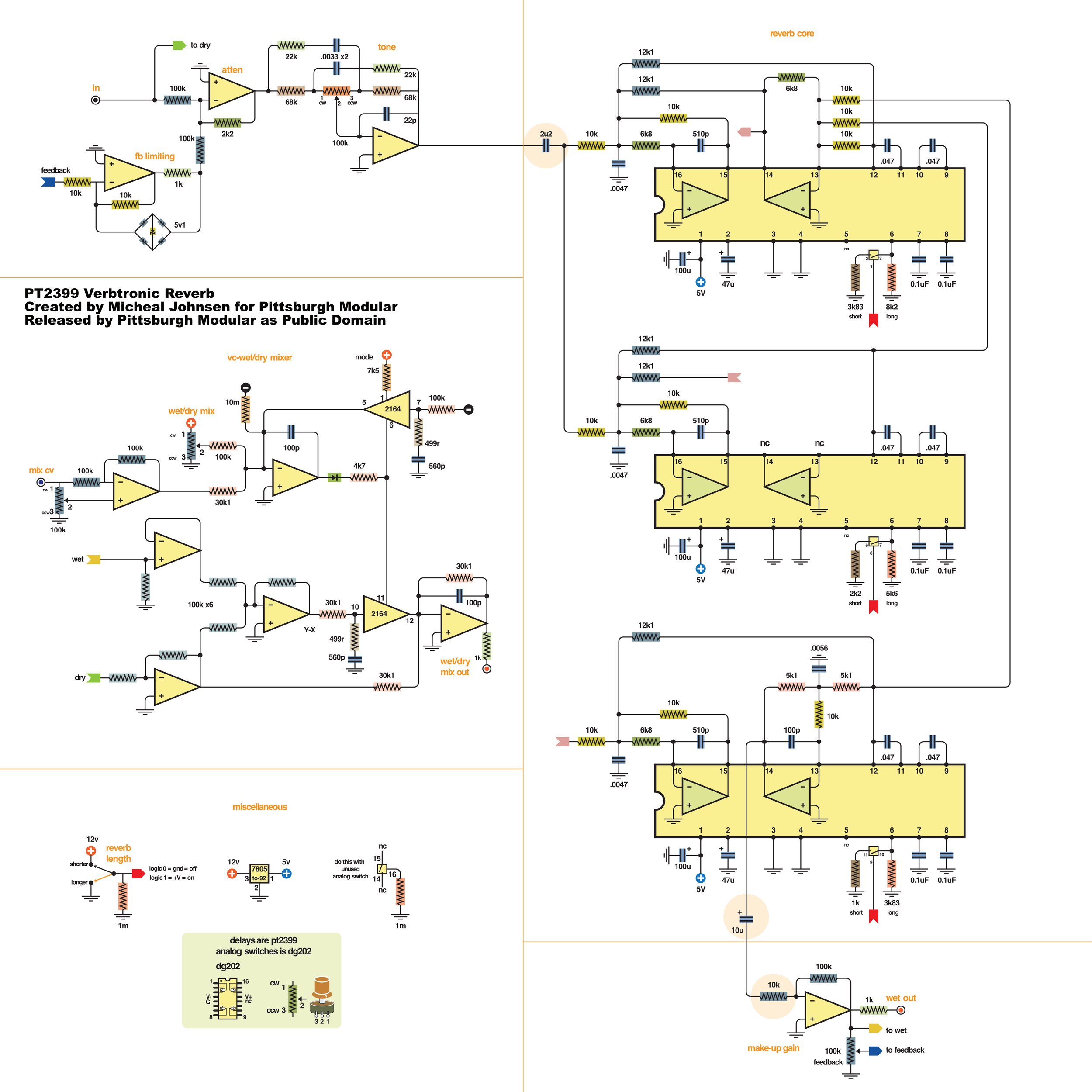 Pittsburgh Verbtronic モジュラーシンセ Pittsburgh Simple System with ADSR & Verbtronic【Wurly's